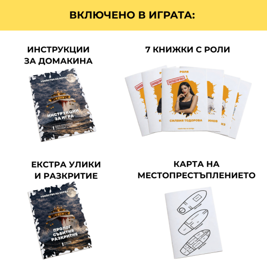 Настолна игра: Убийство на борда |