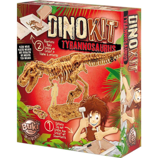 Игрален комплект с динозавър Buki Dinosaurs - Тиранозавър | Игри и играчки