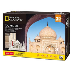 3D Пъзел Cubic Fun от 87 части - Taj Mahal, India