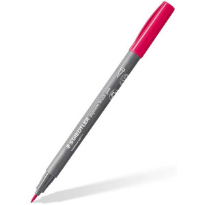 Комплект маркери Staedtler Pigment Brush Pen 371, 12 цвята 