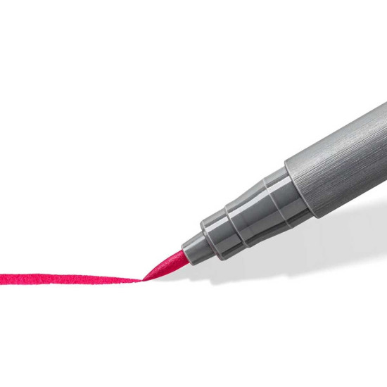 Комплект маркери Staedtler Pigment Brush Pen 371, 12 цвята |