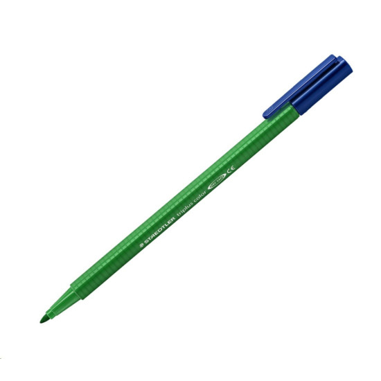 Флумастри Staedtler 323, триъгълни, зелен
