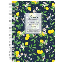 Скицник Drasca Fruits - Лимони, A6