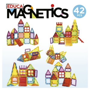 Магнитен конструктор, Educa, 42 части
