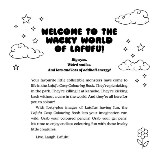 Lafufu Cosy Colouring Book | SIMON & SCHUSTER