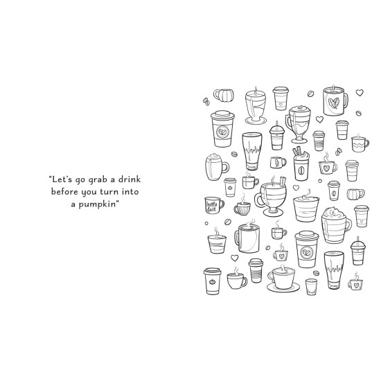 The Pumpkin Spice Café Coloring Book | HarperCollins