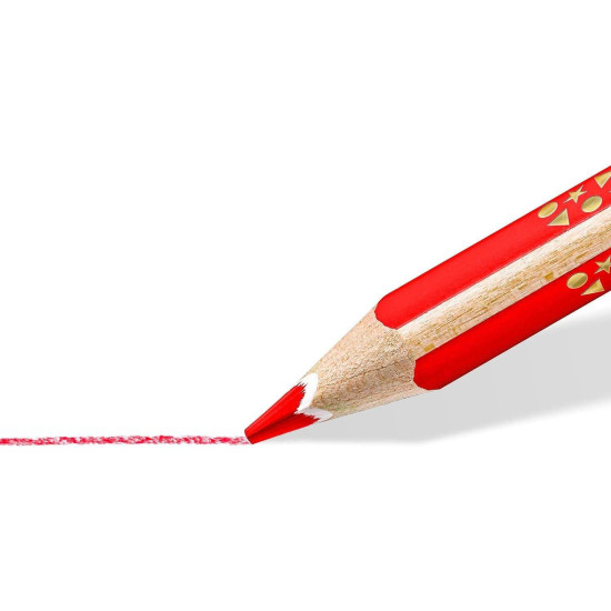 Комплект от 12 цветни молива Staedtler Noris Jumb Fsc
