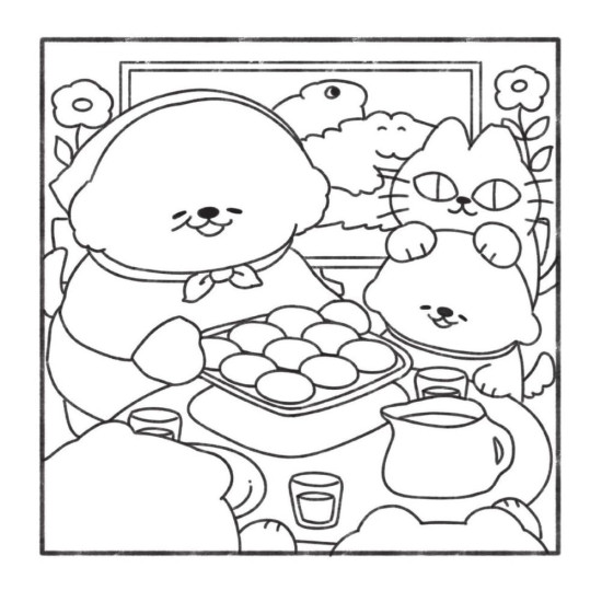 Cosy Chill: Cute and Relaxing Colouring Book |