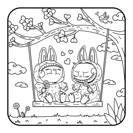 The Lafufu in Love Cosy Colouring Book | SIMON & SCHUSTER