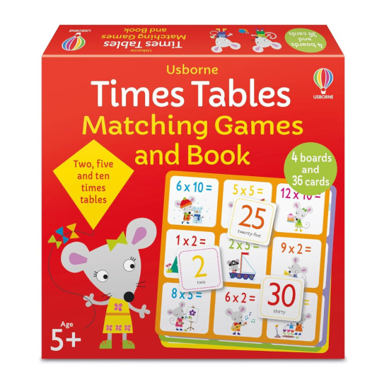 Times Tables Matching Games and Book | USBORNE