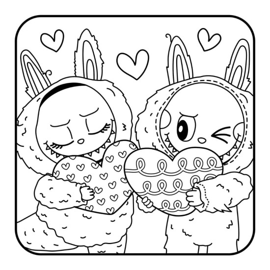 The Lafufu in Love Cosy Colouring Book | SIMON & SCHUSTER