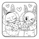 The Lafufu in Love Cosy Colouring Book | SIMON & SCHUSTER