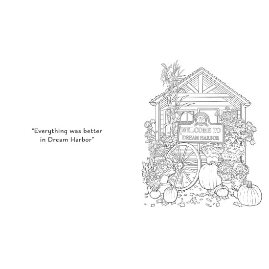 The Pumpkin Spice Café Coloring Book | HarperCollins