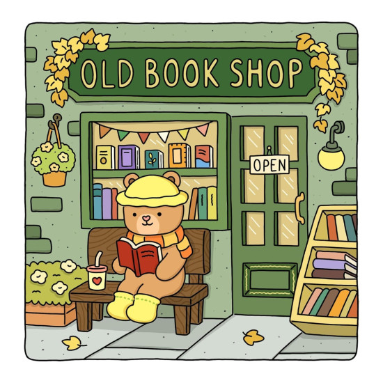 Fuzzy Hygge: Cute and Cozy Coloring Book |