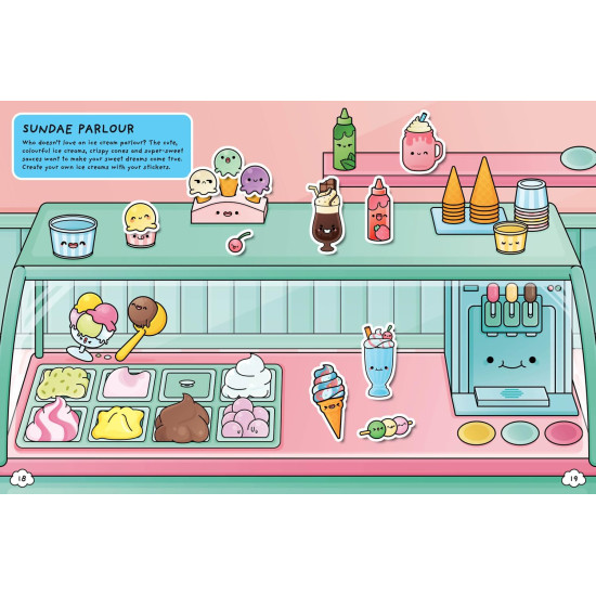 Cosy Cute Mini Food Sticker book | HarperCollins
