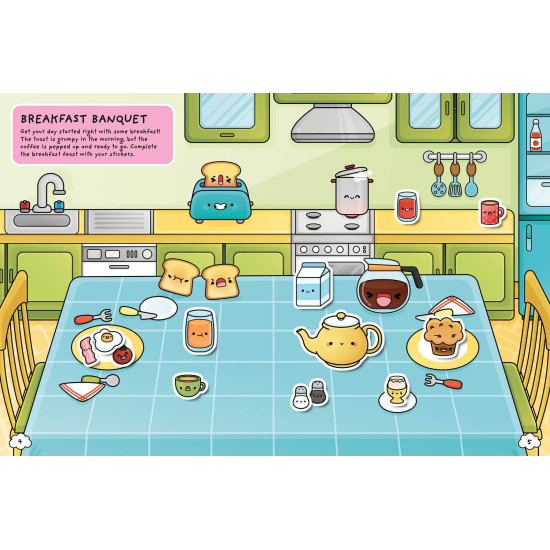Cosy Cute Mini Food Sticker book | HarperCollins