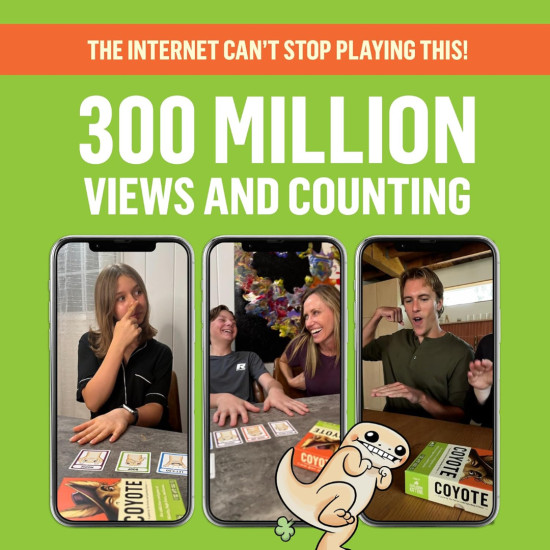Настолна игра Exploding Kittens: Coyote |