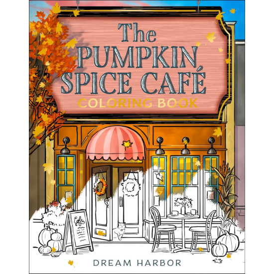 The Pumpkin Spice Café Coloring Book | HarperCollins
