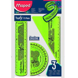 Гъвкав комплект за чертане Maped Twist'n Flex, асортимент