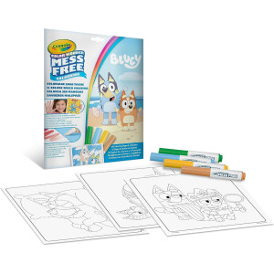 Магическа книжка за оцветяване Crayola Bluey + 4 маркера
