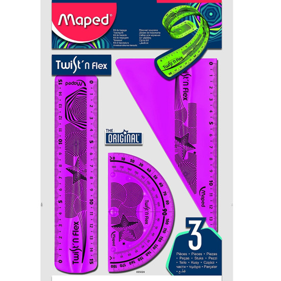 Гъвкав комплект за чертане Maped Twistn Flex, асортимент | Чертожни инструменти