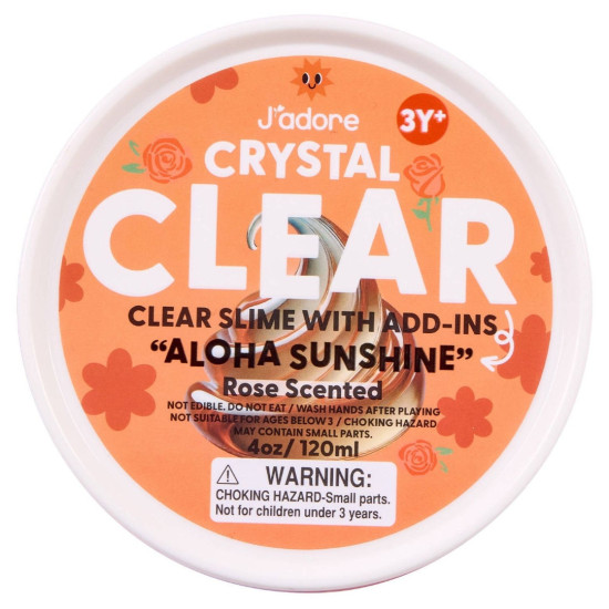 Ароматизиран слайм J′adore - Clear Slime, Aloha Sunshine |