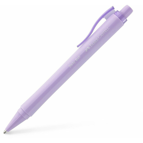 Автоматична химикалка Faber-Castell Daily Ball - XB, лилава |