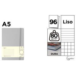 Бележник А5, сив