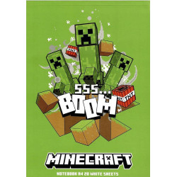 Блок за рисуване Astra Minecraft - A4, 20 листа