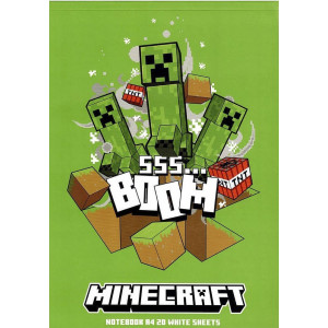 Блок за рисуване Astra Minecraft - A4, 20 листа