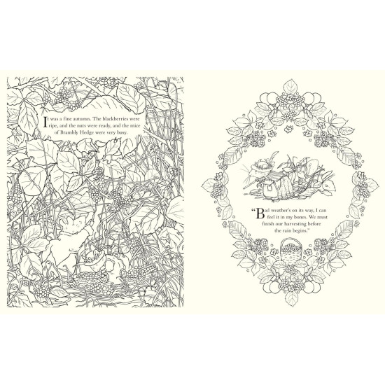 Brambly Hedge Festive Colouring Book | Джил Барклем