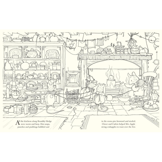 Brambly Hedge Festive Colouring Book | Джил Барклем