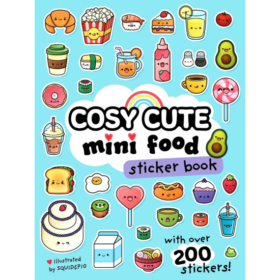 Cosy Cute Mini Food Sticker book | HarperCollins