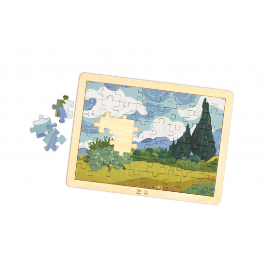 Дървен пъзел, Hape, The Met, Кипариси, Ван Гог, 49 части | Hape