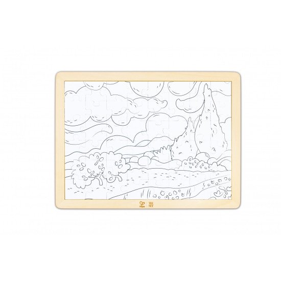 Дървен пъзел, Hape, The Met, Кипариси, Ван Гог, 49 части | Hape