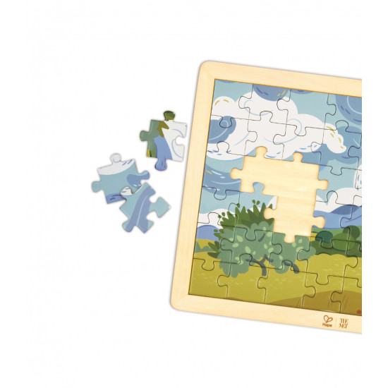 Дървен пъзел, Hape, The Met, Кипариси, Ван Гог, 49 части | Hape