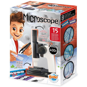 Детски микроскоп Buki Sciences - С 15 експеримента