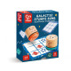 Дървена игра, Hape, с Галактически печати, 13 части |