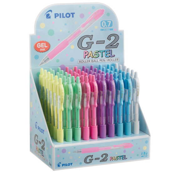 Гел Ролер Pilot G-2 0.7 Pastel, асортимент |