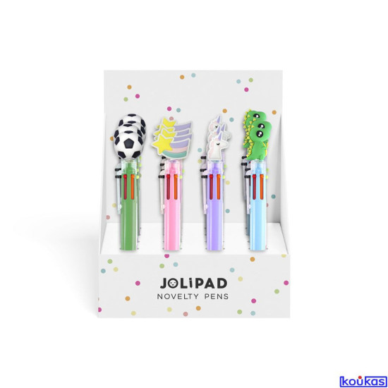 Химикалка 6 цвята Jolipad, асортимент |