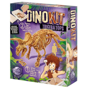 Игрален комплект с динозавър Buki Dinosaurs - Трицератопс