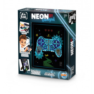 Творчески комплект Buki Neon Gamepad – неонова рамка за декорация на стая