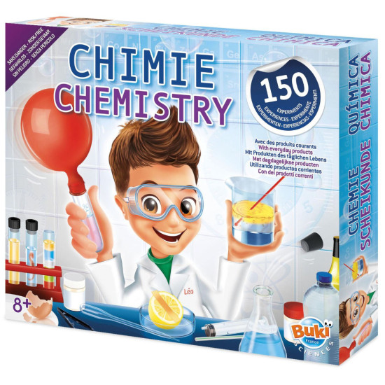 Комплект Химическа лаборатория Buki Sciences - 150 експеримента | Игри и играчки