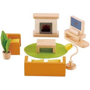 Комплект дървени мини мебели Hape - Всекидневна