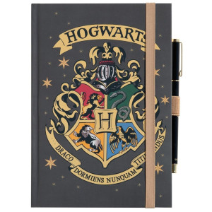 Комплект тефтер с химикалка Erik Movies: Harry Potter - Hogwarts, формат A5