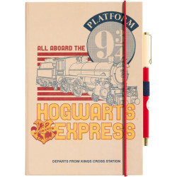 Комплект тефтер с химикалка Erik Movies: Harry Potter - Platform 9 3/4, формат A5