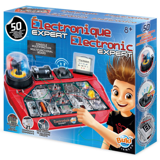 Комплект за експерименти Buki Sciences - Експертна електроника | Игри и играчки