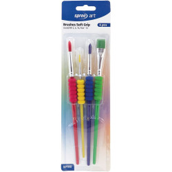 Комплект за рисуване Spree Art - Soft Grip, 4 броя