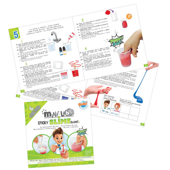 Мини лаборатория Buki Mini Lab - Лепкави смеси | Игри и играчки