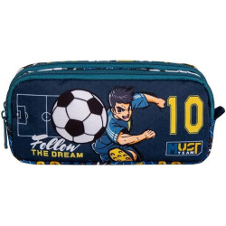 Несесер с два ципа Football, 21x6x9